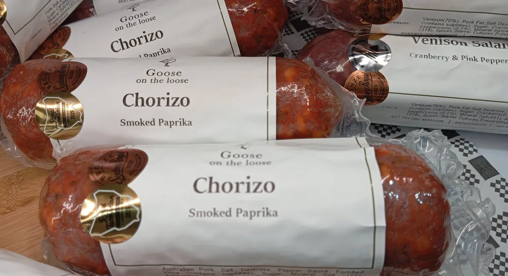 goose pork Chorizo