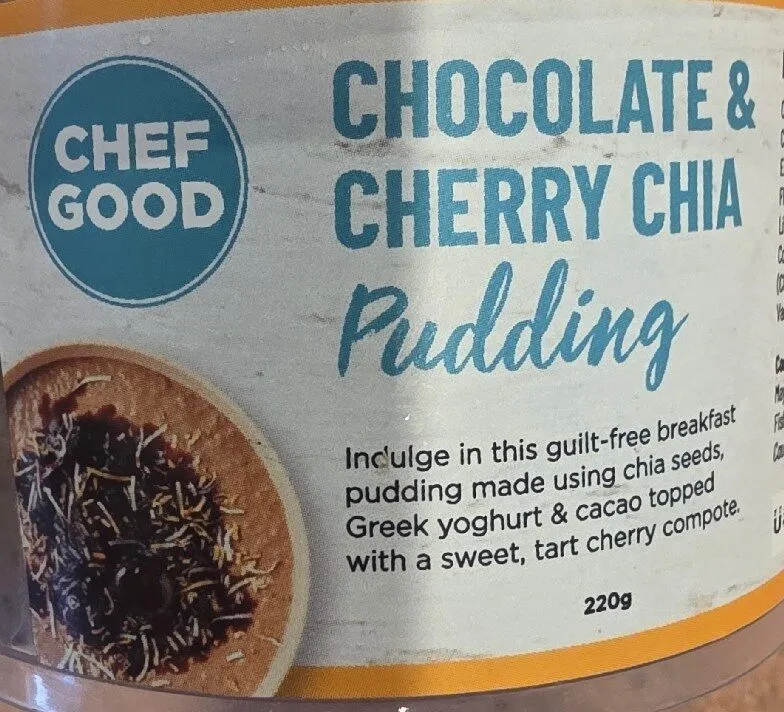 Chocolate and chia pudding