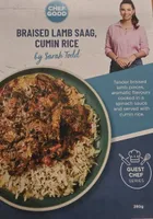 Braised Lamb Saag With Cumin Rice
