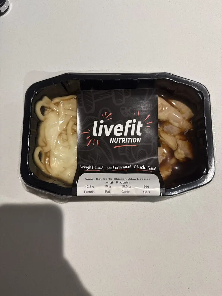 Honey Soy Garlic Chicken Udon Noodles