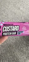 CUSTARD PROTEIN BAR BIRTHDAY CAKE