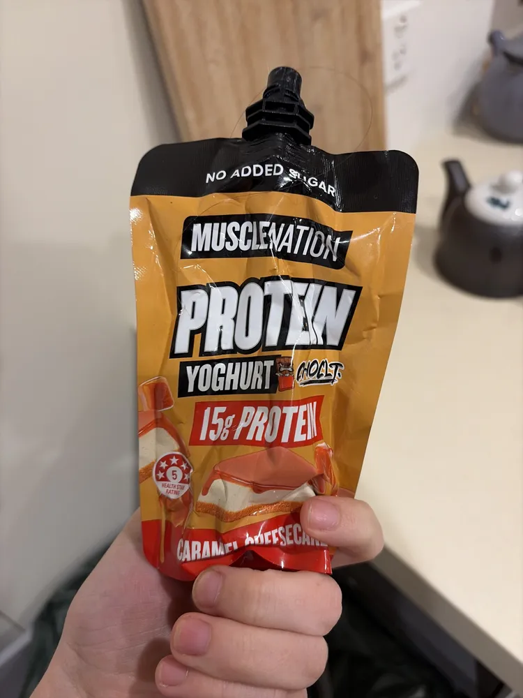 PROTEIN YOGHURT CHOCLT Caramel Cheesecake Flavour