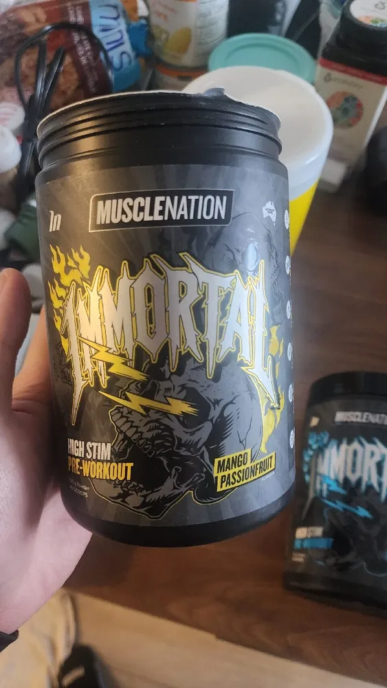 Immortal high-stim preworkout Mango Passionfruit