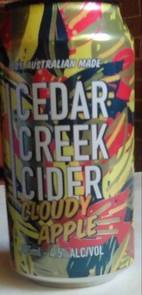 Cloudy Apple Cider