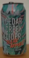 Clear Apple Cider