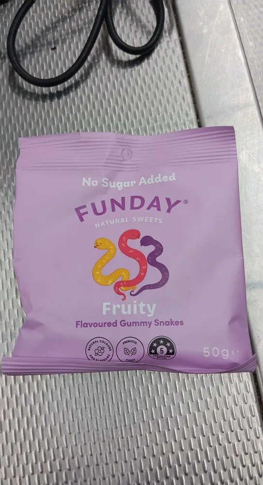 Fruity Flavoured Gummy Snakes