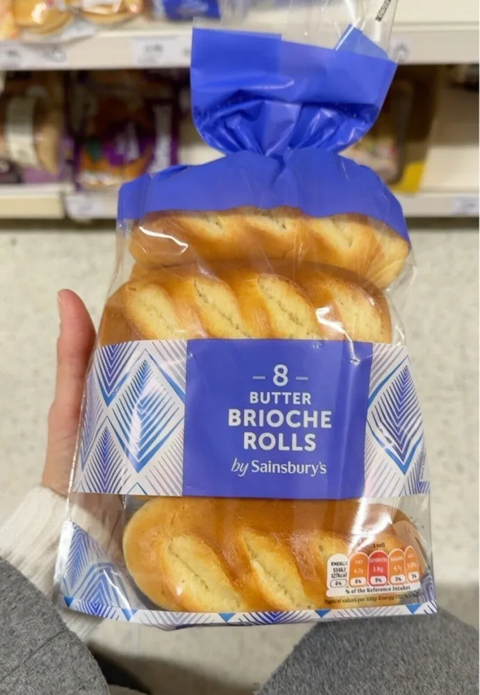 Butter brioche rolls