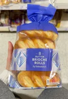 Butter brioche rolls