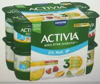 Aux fruits bifidus activia 0%
