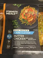 BUTTER CHICKEN with LOADED BROWN RICE