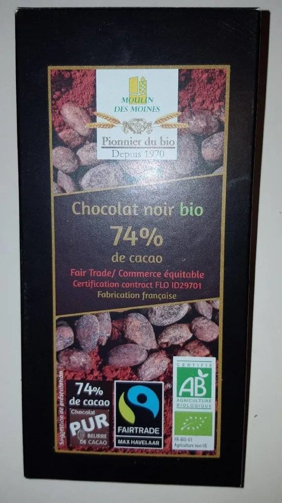 Chocolat noir bio
