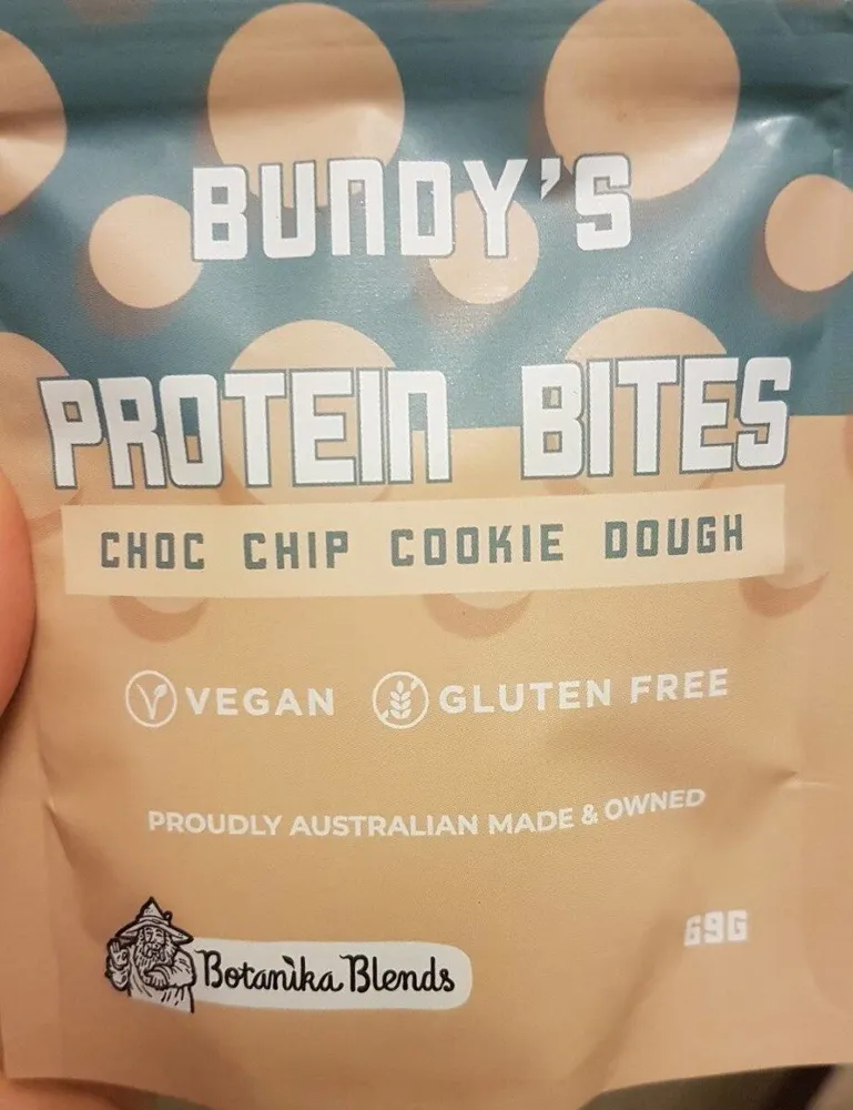 Protein bites chop chip cookie dough