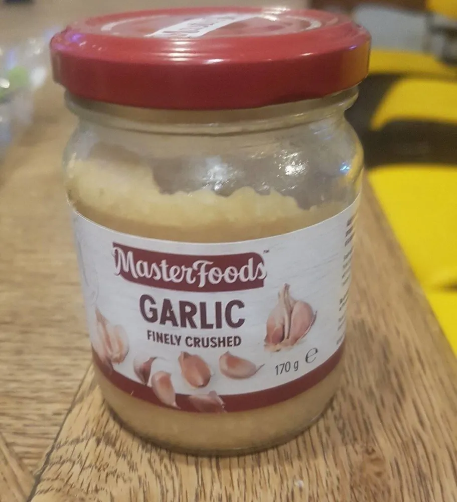 Garlic, finely crushed