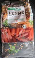 Penne aus roten Linsen