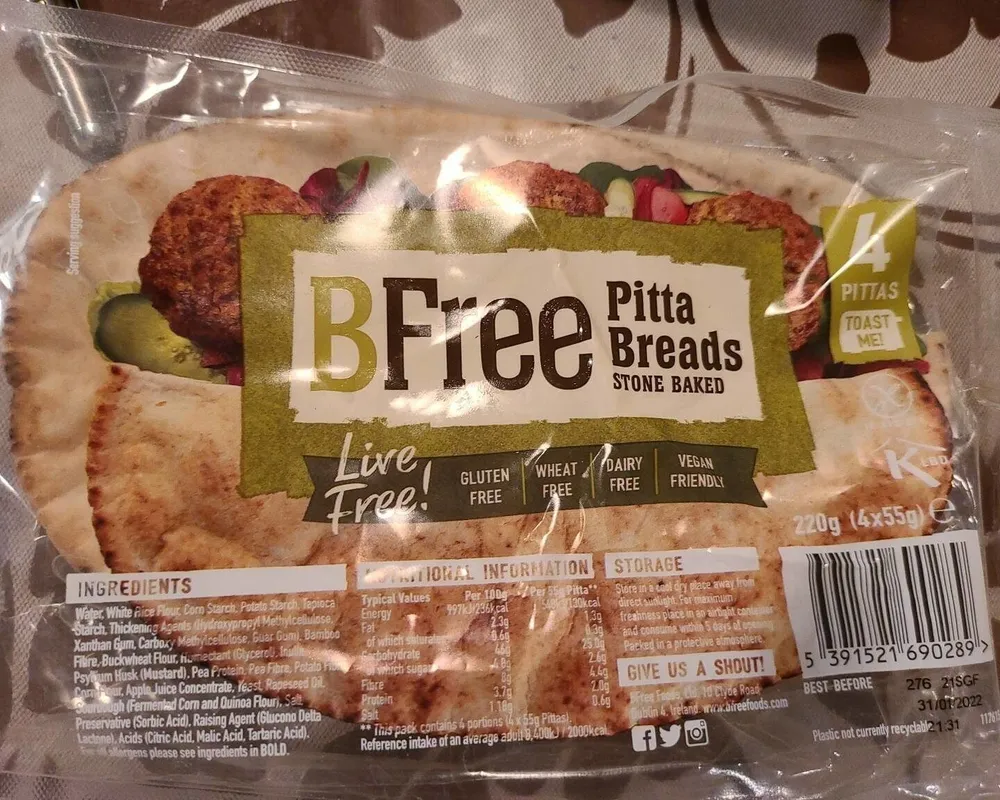 BFree Pitta Breads