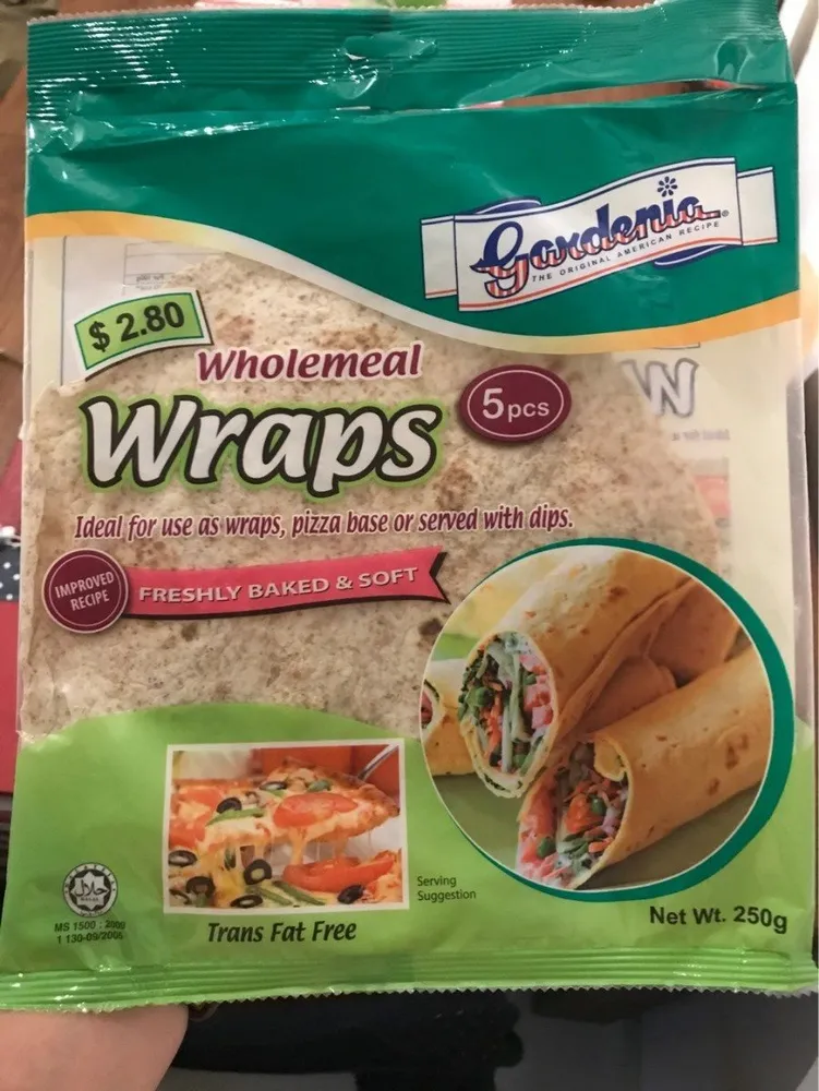 Wholemeal wraps