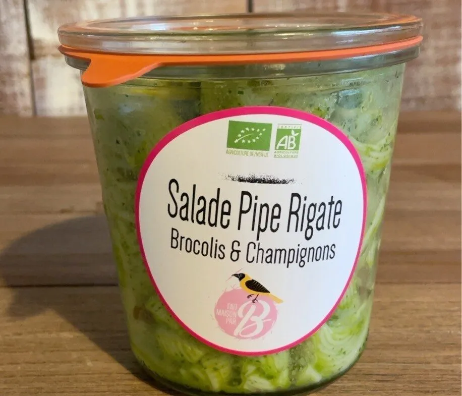 Ssalade pipe rigate brocolis & champignons