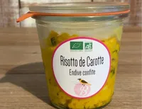 Risotto de carotte andive confite