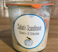 Salade scandinave gravlax & coleslaw