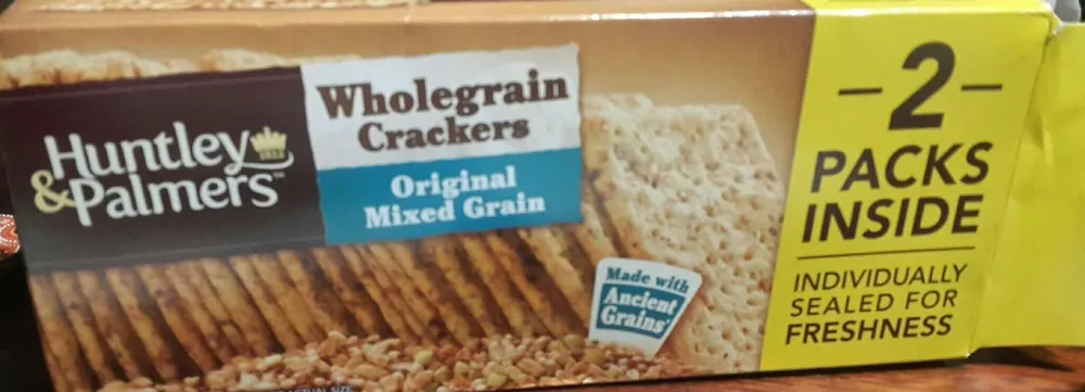 Wholegrain crackers