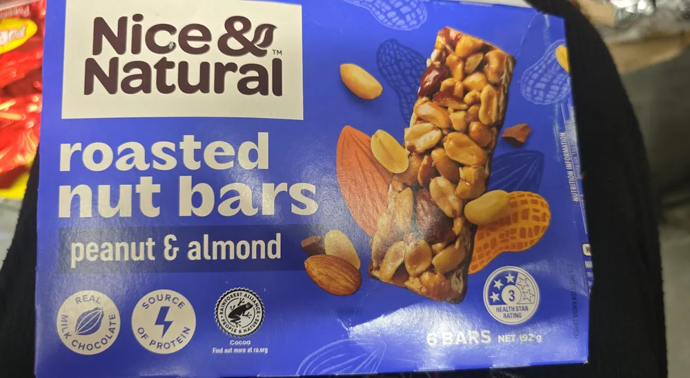 Roasted Nut Bars peanut & almond