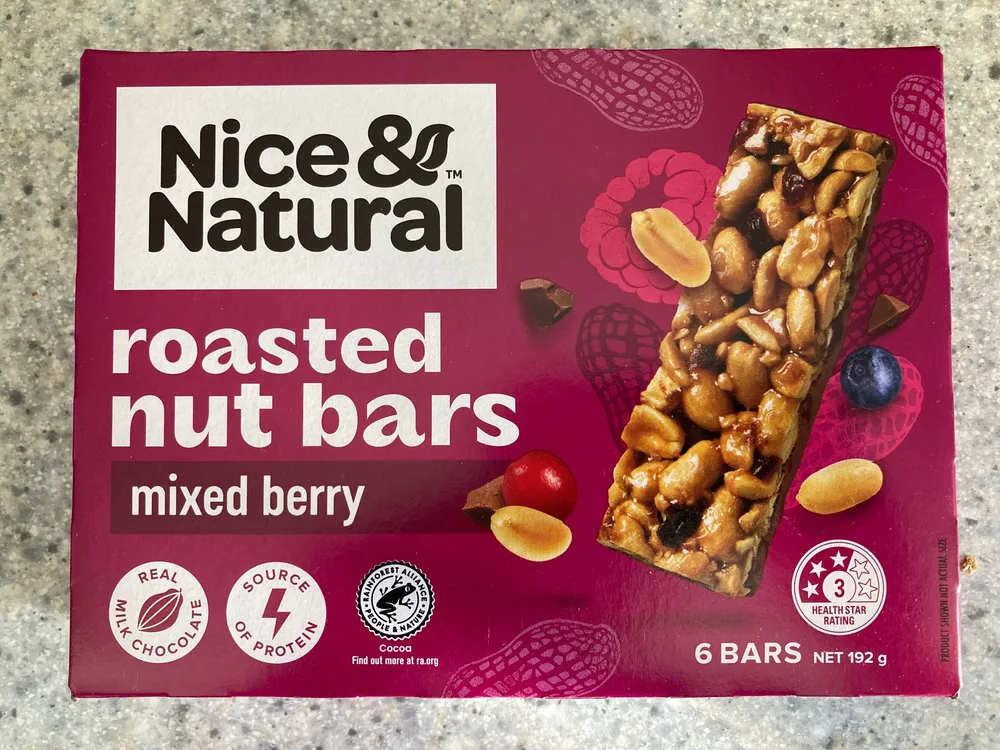 Roasted Nut Bars Mixed Berry