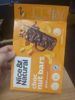 choc nut bars apricot + dark choc