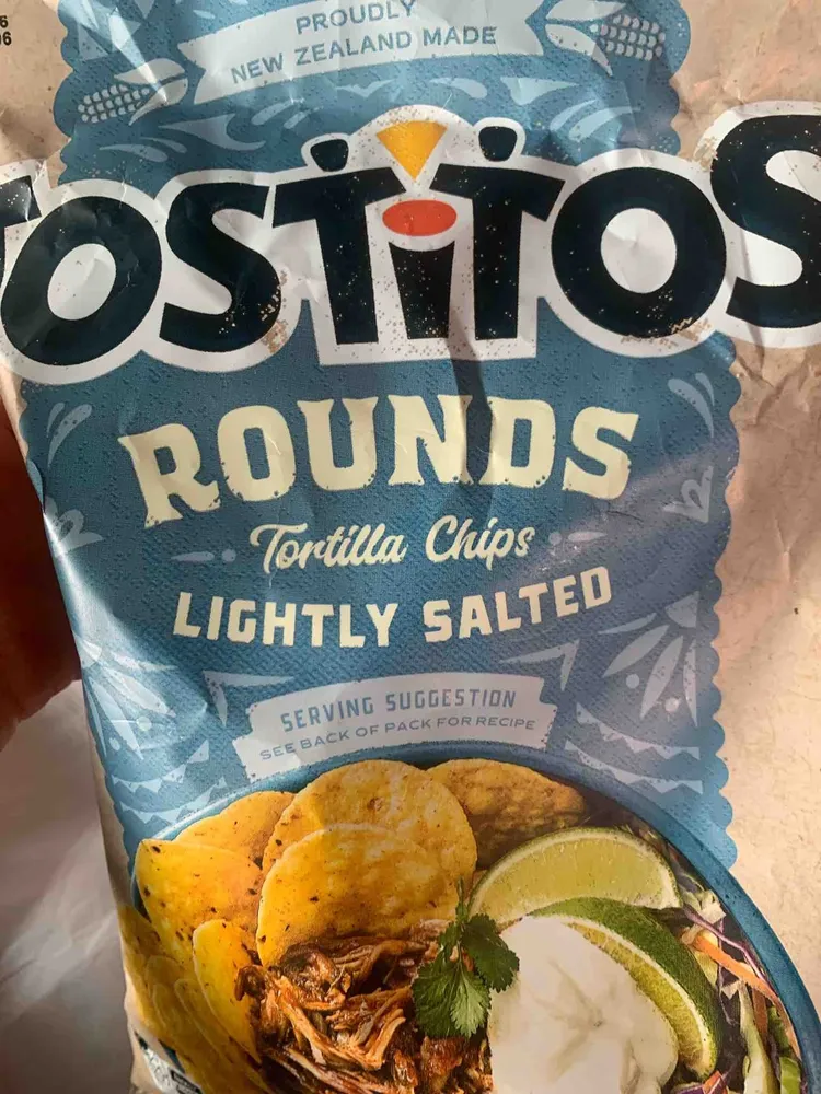 Tostitos Rounds Lightly Salted Tortilla Chips