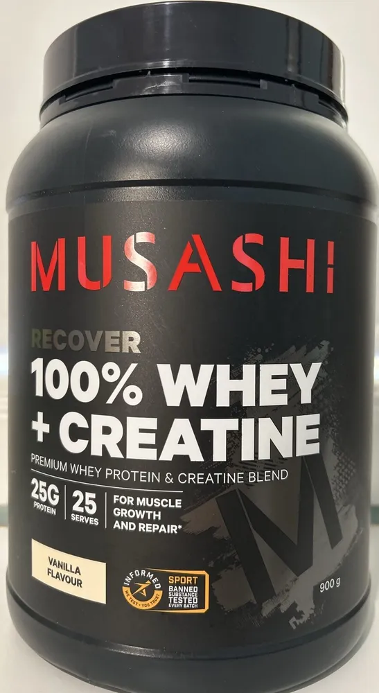 100% Whey + Creatine (Vanilla)