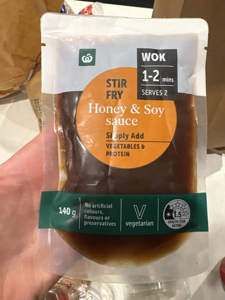 Honey and Soy sauce
