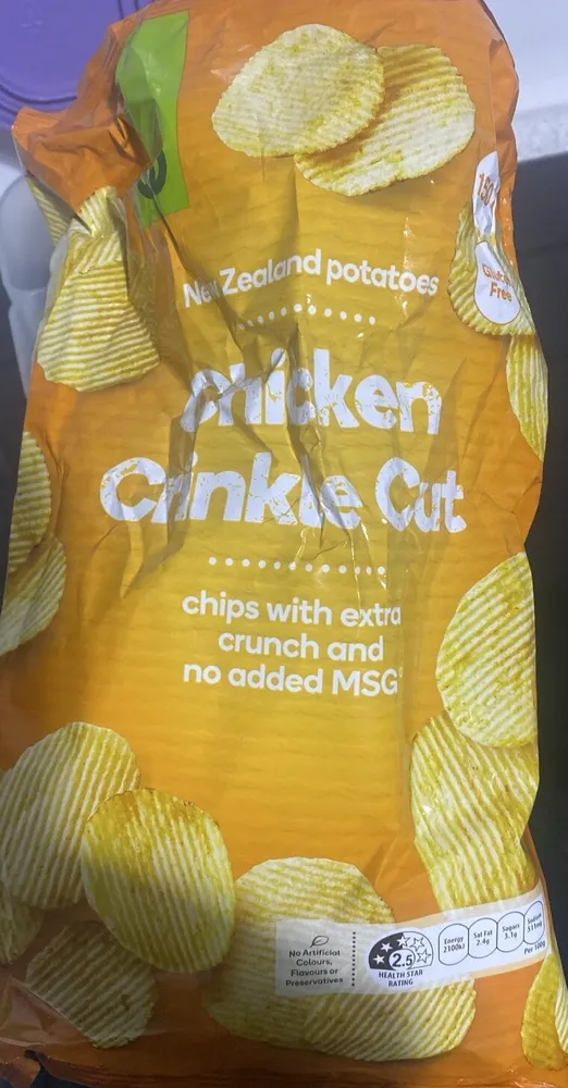 Chicken Crinkle Cut Chips