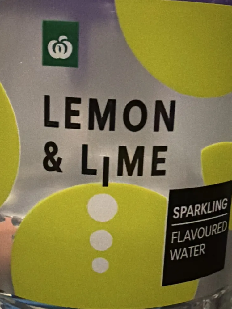 Lemon & Lime Sparkling Flavoured Water