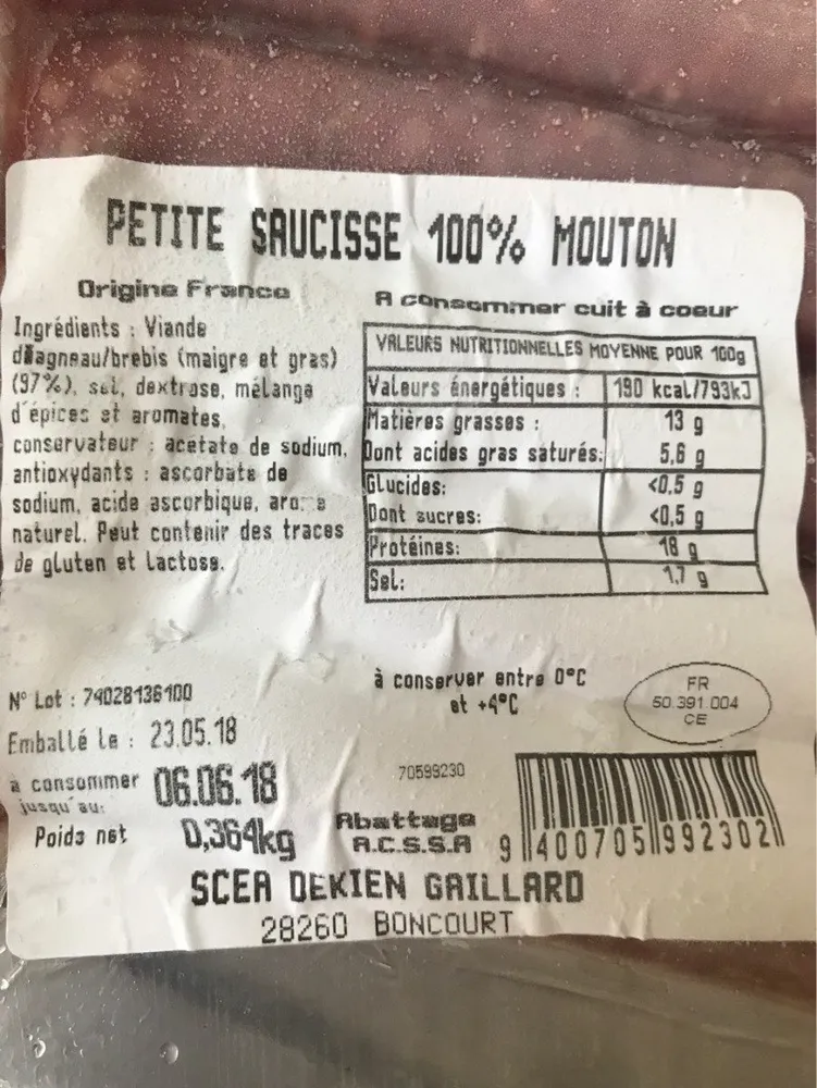 petite saucisse