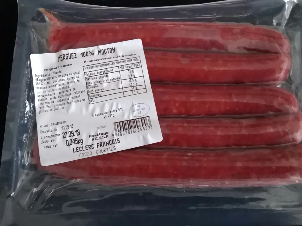 merguez mouton