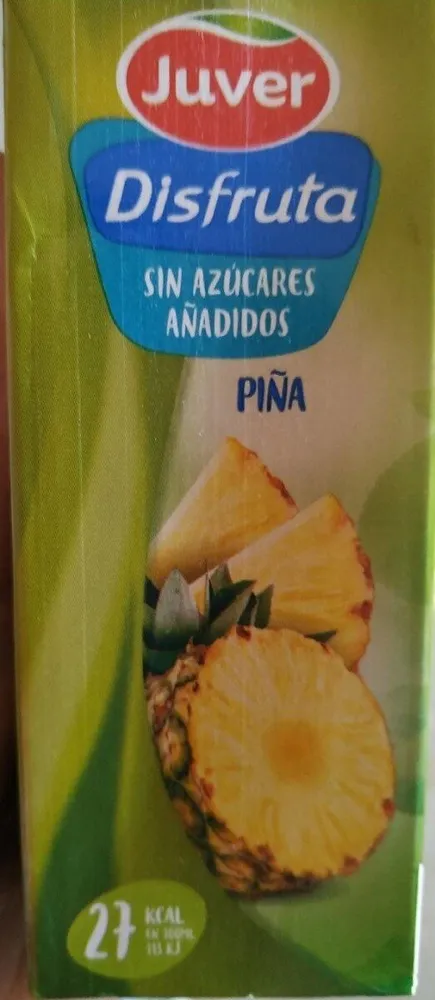Juver disfruta piña