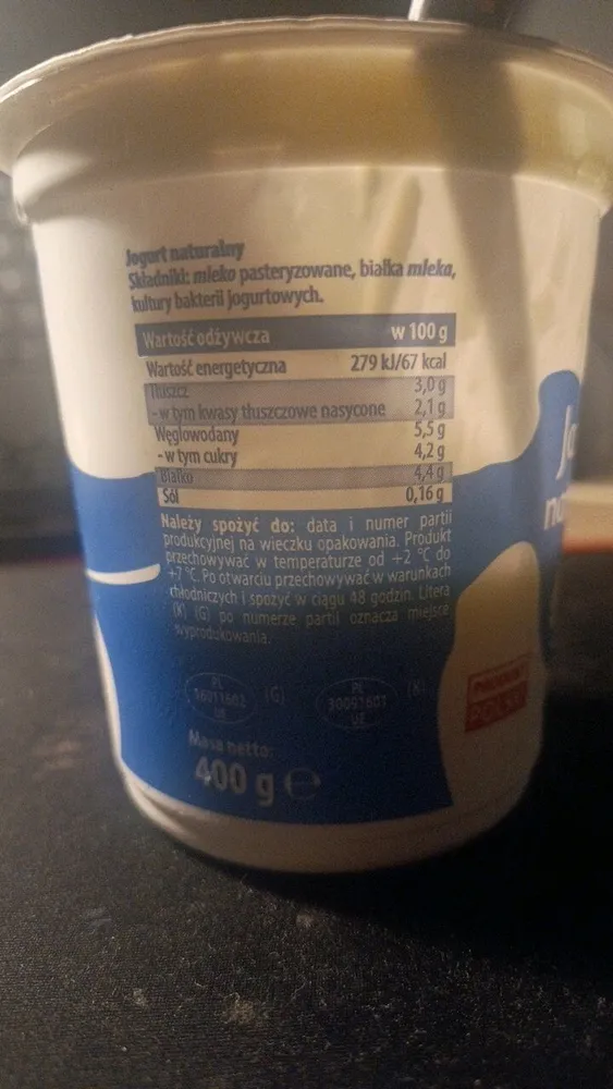 Jogurt naturalny