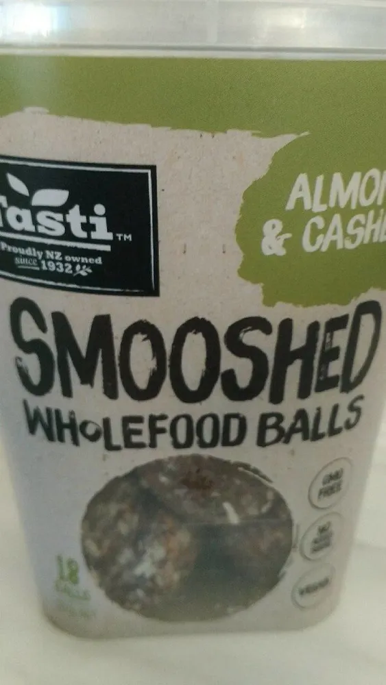 Smooshed wholefood balls