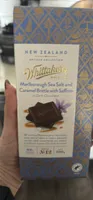 Marlborough Sea Salt and Caramel Brittle with Saffron in Dark Chocolate