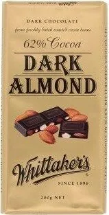 Whittaker's Dark Almond Dark Chocolate