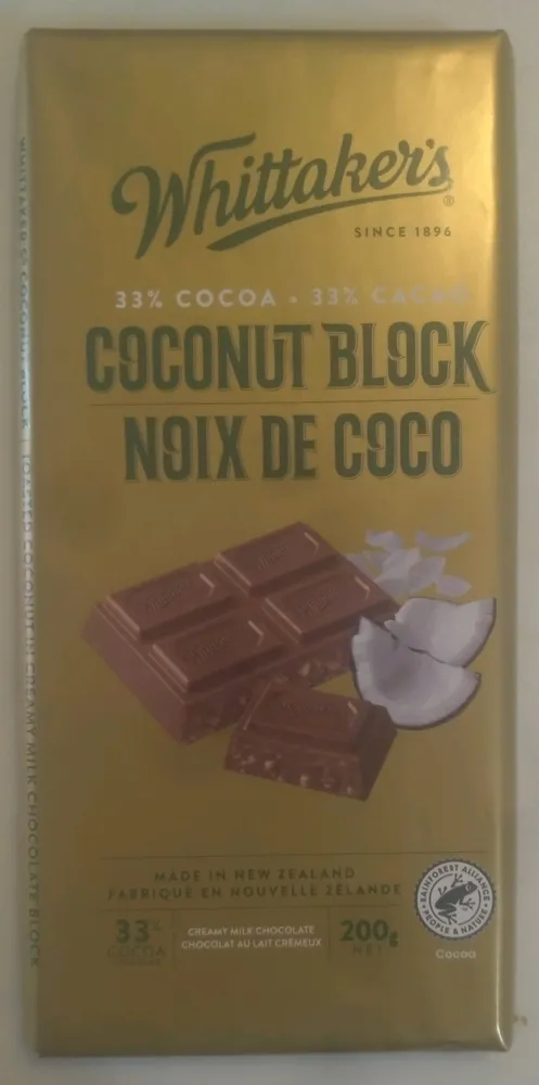 33% Cocoa Coconut Block