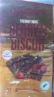 Berry and biscuit