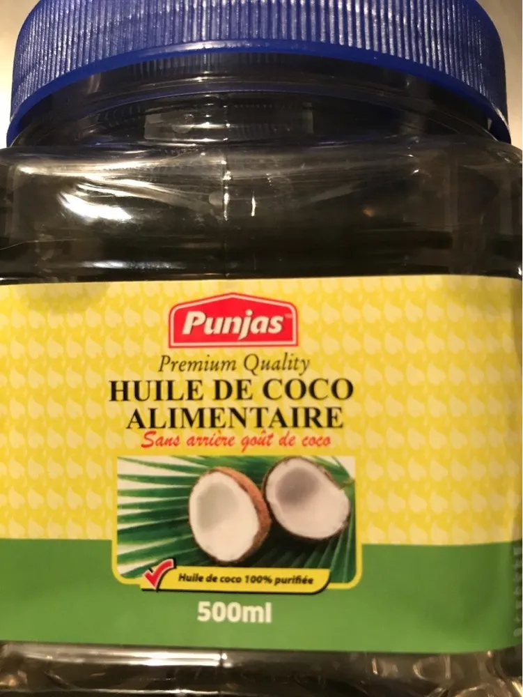 Huile de coco alimentaire