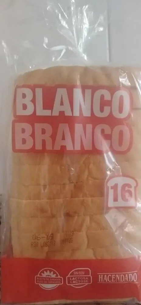 Pan de molde blanco con corteza