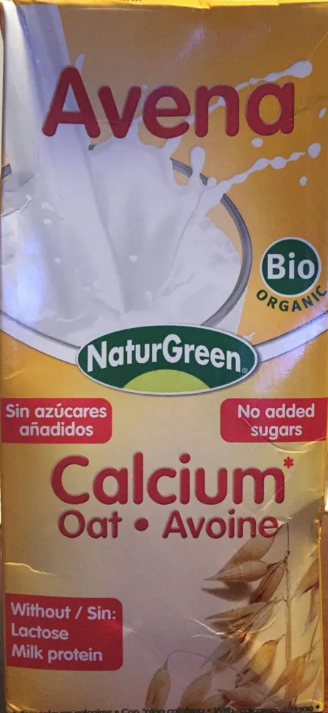 Bebida de avena calcium