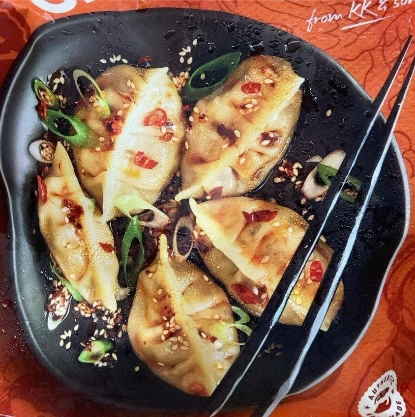 Bok choy dumpling