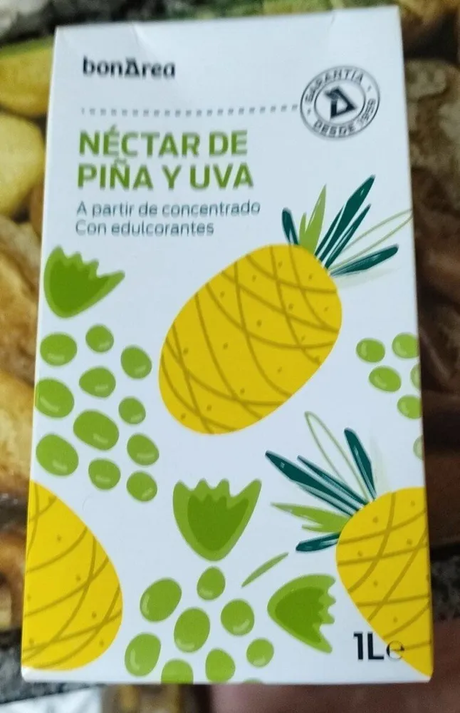 Néctar de piña i uva