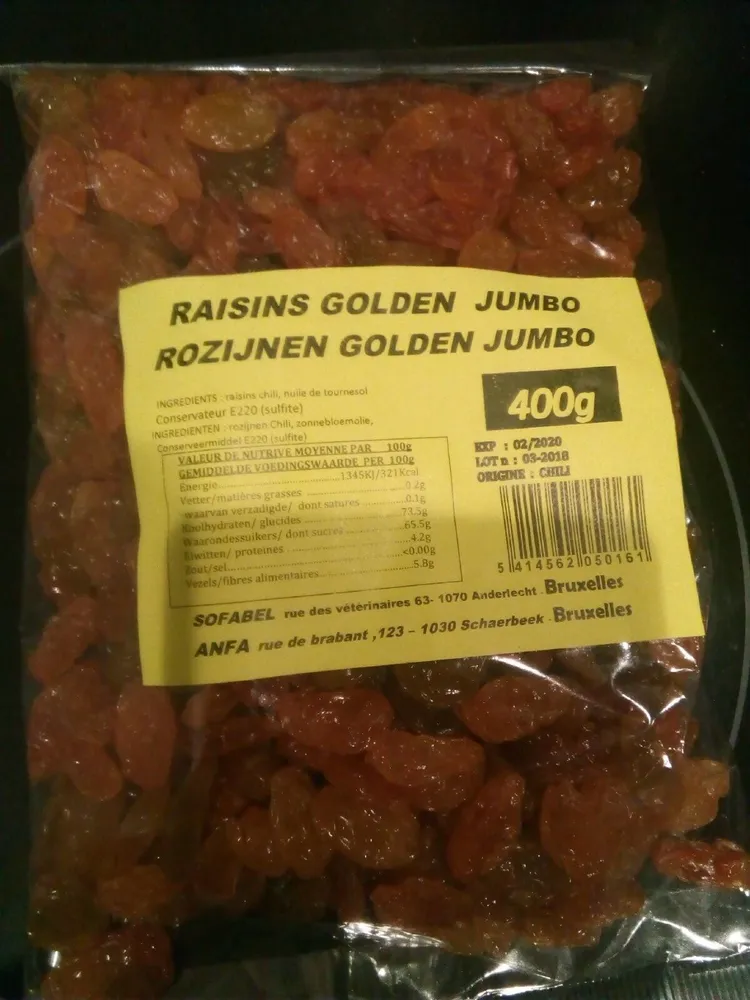 Raisins Golden