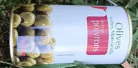 Olives vertes Manzanilla farcies aux poivrons