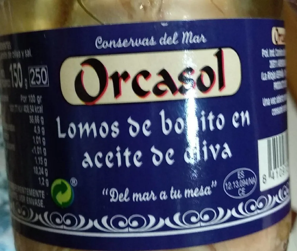 Lomos de bonito en aceite de oliva