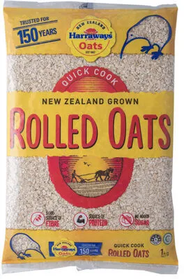 Quick cook rolled oats